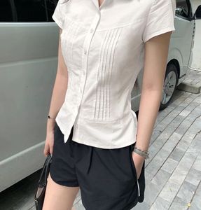 Chic White Button-Up Shirt
