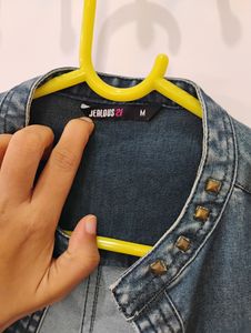 Denim Cropped Jacket