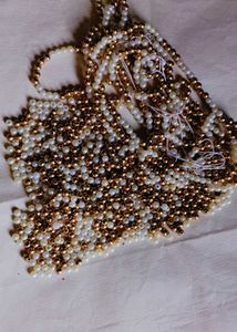 Gold &amp; Pearl Beads for Jewelry Making