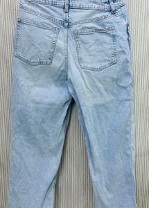 H&amp;M Cropped High waist jeans