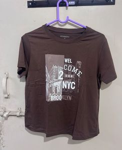 Studiofit Brown Brooklyn NYC Women Tee