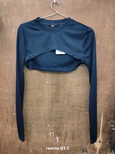 Shein Full Length High Low Hem Micro Crop