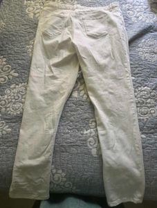 White Ripped Jeans M&amp;S size 16 XL