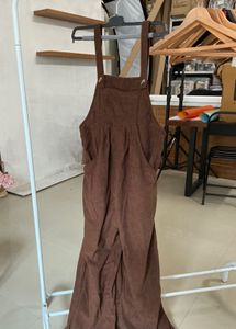 Brown Corduroy Jumpsuit