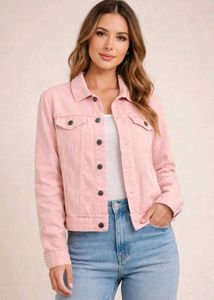 Pink Denim Jacket