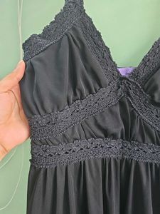 Sexy Black net nighty