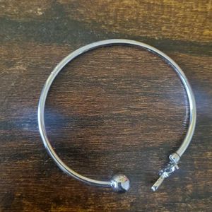 Silver Butterfly Bangle Bracelet