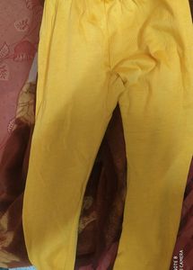 Woolen Legging Yellow Bright Colour