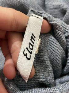 Made in france 🇫🇷 Pintresty 🌸Gray Knit Midi Dre
