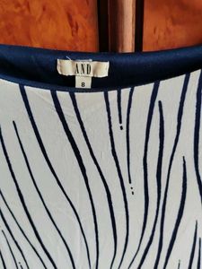 Striped Floral Print Dress