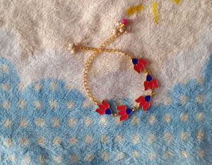 Floral Charm Bracelet