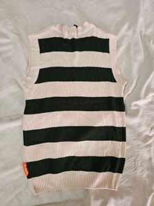 Striped Knit Tank Top- Size S