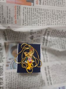 Lord Krishna Necklace With Chain