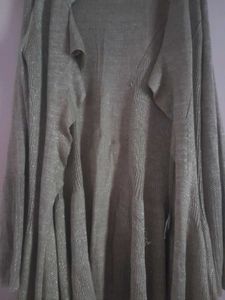 Sparkly Knit Waterfall Cardigan Shrug