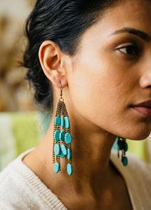 Combo 4 pairs Bohemian Statement Earrings Set