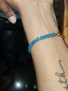 Blue handmade Beaded Bracelet