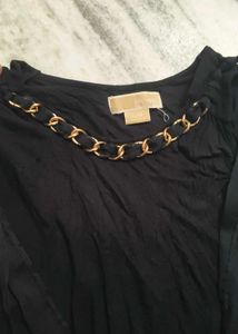 combo of  Black Long Sleeve Crop Top and sleeveles
