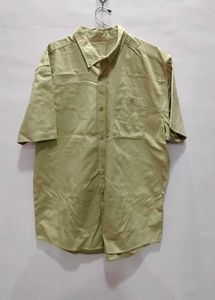 Khaki Short Sleeve Button-Down