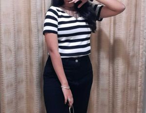 Chic Striped Tunic Top