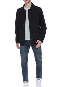 Mark &amp; Spencer Black Denim Coat Jacket