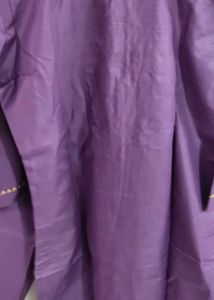 Purple Embroidered Kurta Set
