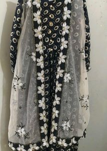 anarkali kurti  with jacket