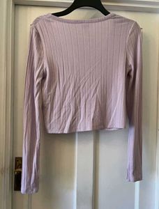 H&amp;M lilac cardigan