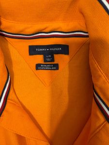 Tommy Hilfiger Orange Polo Shirt