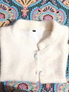 Cream Knit Vest