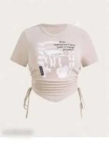 White Graphic Print T-Shirt