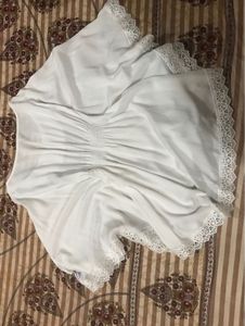 Embroidered White Tunic Top