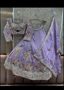 Designer Lavender Lehenga Choli
