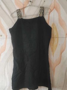 Black Sequined Ethnic Blouse