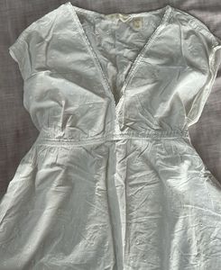 Chic White Embroidered Summer Dress