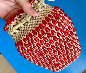 Handmade Beaded Mini Bag |Vintage Y2K Aesthetic
