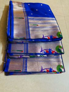 Trending New muniya paithani saree