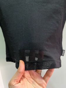 Black V-Neck Crop Top