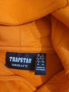 Trapstar Hoodie Orange thack suit for unisex