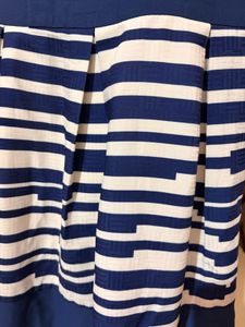 Chic Striped Blue &amp; White Dress