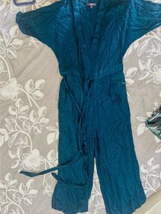 Code brand cotton Teal Jumpsuit