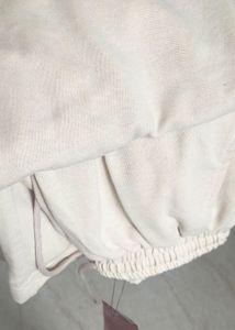 Cream Wide Leg Sweatpants