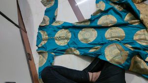 Heavy Pure Banrasi Full Legngth Gown