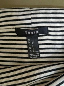 Off-the-shoulder Striped Dress