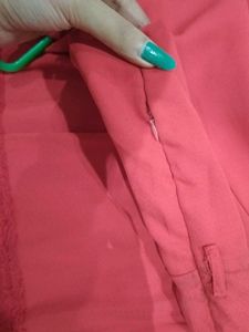 Cherry Red Fit And Flare Dress