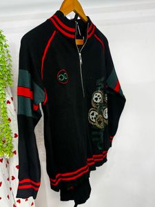 Designer Knit Sweater with Teddy Bear Embellishmen