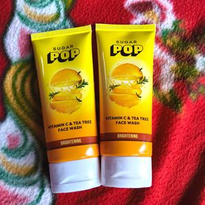 PACK OF 1 Sugar Pop Vitamin C & Tea Tree Face Wash