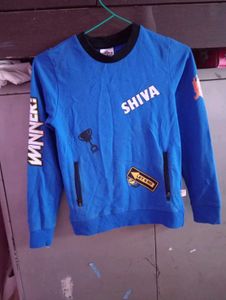 Cool Blue Graphic Sweatshirt