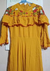 Floral Embroidered Dress