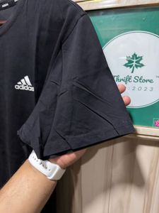 Adidas 3 Strips Black Activewear T-Shirt