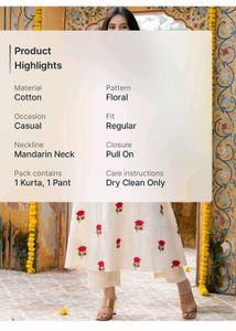Elegant Embroidered Kurta Set